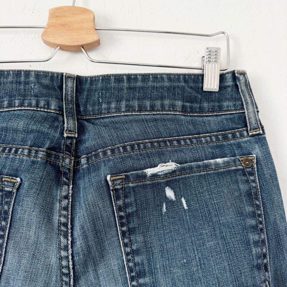 Vince Flare Low Rise Jeans in Mykonos Wash Distressed Size 28 - Picture 8 of 14